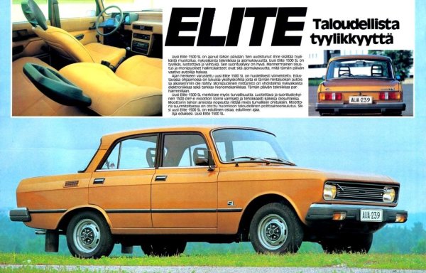 Едва през 1980 Москвич-2140 най-после получава и една по-лъскава версия, наречена М-2140-117 "СуперЛукс", или Moskvitch-1500 SL. Той е с по-модерен панел на приборите и нов салон, произвеждан от югославската Saturnus. Броните са по-широки и с пластмасови орнаменти, нови са и задните светлини. Планът е тази кола да се използва за нова офанзива към западните пазари като британския. Но после шефовете на съветската автомобилна промишленост осъзнават, че техният "Суперлукс" е вече твърде демоде за Европа през 1980. 1500 SL се изнася най-вече за страните от СИВ. 
НА СНИМКАТА: финландска реклама на версията "Суперлукс", под името Elite
