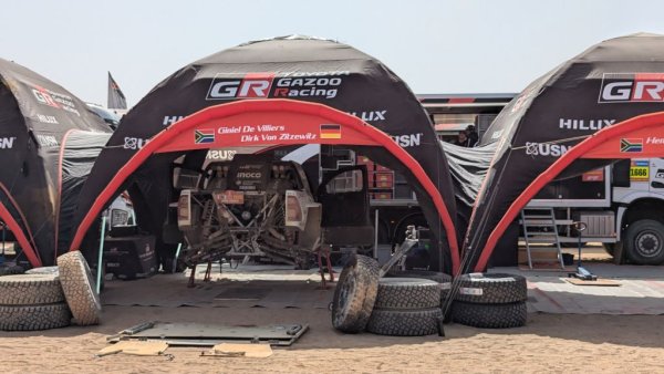 Бивакът на главния съперник - Toyota Gazoo Racing
