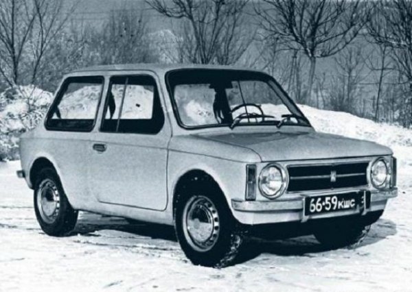 <p>Прототипите на руското автомобилостроене<br /><br />ВАЗ Е-1101 0т 1970 г.</p><br />