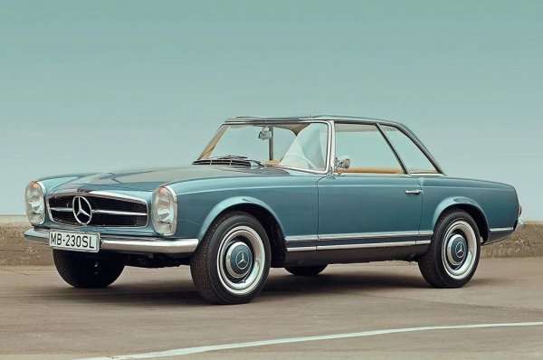 W113, наричан "Пагода" - есенцията на дизайнерския език на Mercedes и до ден-днешен