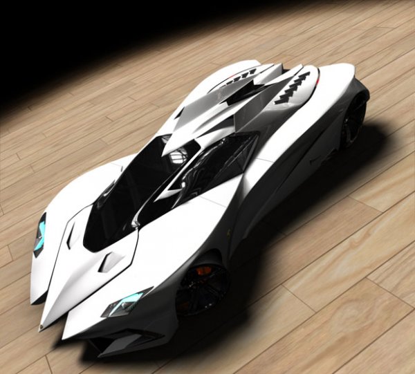 Lamborghini Ferruccio - дизайнерска концепция на студент по дизайн