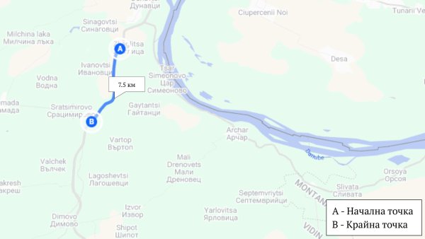 Пътят от София за Видин през Димово (част от I-1) се покри със зловеща слава както заради тежкия трафик, особено товарен, така и заради лошото състояние на пътя. Засичането на средна скорост по него засега е само в един участък - между Жеглица и Срацимирово (съответно 23-и и 34-и километър след излизането от Видин), в продължение на 7 и половина километра. 
