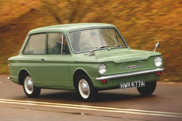 Този автомобил на групата Rootes трябваше да бъде конкурент на Mini. Това беше и първата масово произвеждана британска кола, която разполагаше с изцяло алуминиев двигател, имаше усъвършенствани функции и предлагаше пъргаво управление. Всичко това прави съдбата му много по-тъжна &ndash; той беше пуснат в производство в нова фабрика в Шотландия, но проблемите с надеждността бързо съсипаха репутацията му.

По-късно производителят беше погълнат от Chrysler и Imp беше изпратен в историята като кола, която можеше да бъде, но никога не беше.  Малка и евтина, тази кола имаше управление, което (по думите на собствениците) може да съперничи на 911. А феновете продължават да твърдят, че тя е по-добра от големи си конкурент Mini.