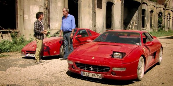 Кларксън никога не е скривал любовта и уважението си към италианските суперколи, а една от любимите му марки е Ferrari. След като изпробва Ferrari 355 в епизод от Top Gear, водещият беше впечатлен и малко след това го купи. Тази кола беше голям крайъгълен камък в кариерата на Кларксън, тъй като показа, че той вече игра в "Лигата на големите".

За съжаление, това F355 не се оказа щастлива покупка за Кларксън. Той призна, че съжалява за избора си на версията GTS, от която той се оплака в статия в списание Top Gear.