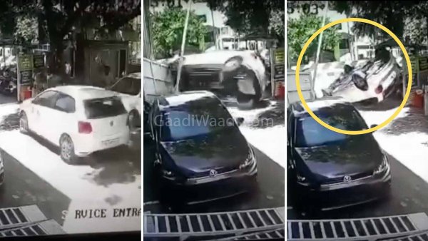 За титлата "най-бърза катастрофа след покупка на нова кола" може да претендира водач от Индия, който се удари в стената на дилърски център със своя чисто нов Volkswagen Polo. Инцидентът се случва само секунди, след като колата потегля, като при него е пострадал и паркирания редом автомобил. Водачът на германската машина се отървава без сериозни наранявания, но колата е сериозно пострадала. На всичко отгоре, индиецът трябва да плати и щетите, нанесени на дилъра.