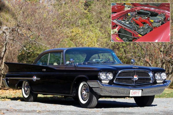 RB е голям блок V8, предлаган с капацитет до 7,2 литра. Но най-мощната версия, монтирана на пътна кола, е с обем от 6,8 литра. Използвана в 300F от 1960 година, при което обикновено произвежда 375 конски сили брутно. 

Като допълнителна опция, клиентите могат да поръчат версия с 400 конски сили, която е съчетана с четиристепенна механична скоростна кутия, а не с обичайната тристепенна автоматична.

Най-високата обща стойност за 7.2 е 390 конски сили. Вариантът Max Wedge е оценен на 420, но предназначен само за драг състезания.
