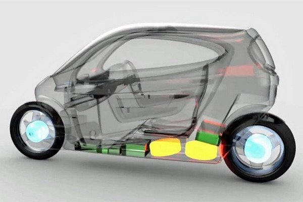 Lit Motors C1 - двуместен електромобил, който пази равновесие с помощта на жироскоп  
