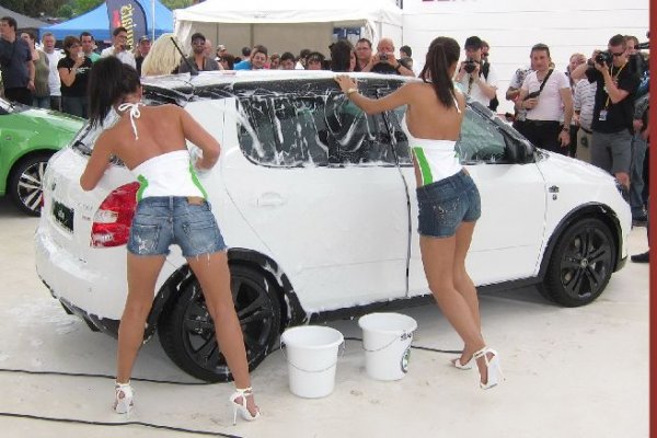 Skoda на фестивала на Volkswagen Group GTI-Treffen във Вьортерзее.