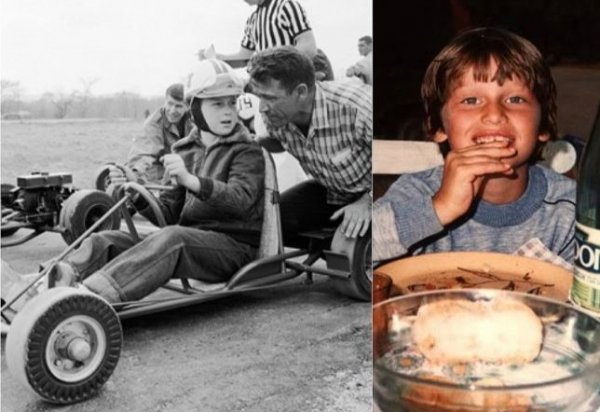 Най-успешният пилот в историята на Формула 1 е роден на 3 януари 1969 година в Хюрт, край Кьолн, Западна Германия. Както отбелязва R&T, не е нужно да търсите зад завесите неговите мръсни трикове, защото Шуми не се притесняваше да ги върши пред очите на всички. Дори и когато превъзходството му като умения и автомобил бе такова, че нямаше никаква нужда от тях. 
На снимката: първите успехи на малкия Михаел в детските карт серии
