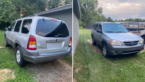 Произведена през 2001 година, с 3-литров V6 мотор и автоматични скорости, задвижване на четирите колела. В движение, вероятно гарнитурата на главата е за смяна. 
