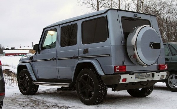 Шпионски снимки Mercedes G55AMG / G65AMG