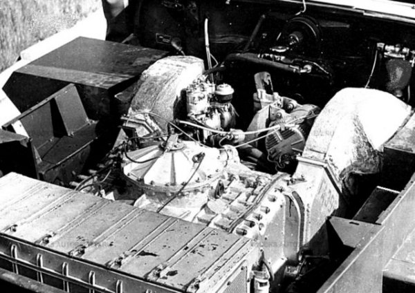 Двустепенната турбина ГАЗ-99Д има капацитет от 350 литра
 