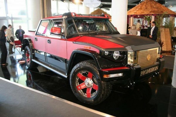 Още един проект на Dartz -този път версия Red Diamond на вече споменатия модел  Prombron. Детайлите включват непробиваеми с изстрел стъкла, гуми и каросерия, а също така позлатена изпускателна система от волфрам. Дори най-малките детайли да уникални, като са направени от бяло злато и са покрити със скъпоценни камъни.
