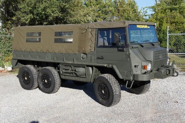 Още по-рядък звяр е неговият Pinzgauer за 100 000 долара, но пък наличието на такъв автомобил в гаража на холивудската звезда вероятно ще се види на мнозина доста странно, след като той е такъв ревностен защитник на околната среда. Актьорът е платил 40 000 долара, за доработки по колата, за да може тя да стане екологична.