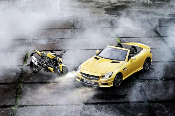 Mercedes SLK 55 AMG Streetfighter - разработка на AMG и Ducati 