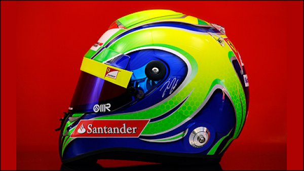 <p>Шлемовете и номерата на пилотите, които стартират в първото състезание от Формула 1 за 2012 година<br /><br />6. Фелипе 	Маса &ndash; Браз. - Ferrari </p><p>&nbsp;</p>