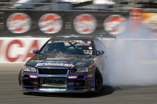 Formula Drift 2008. Писта Irwindale, САЩ Калифорния