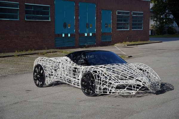 Fahrradi Farfall FFX - реплика на Ferrari FXX, която се задвижва с въртене на педали 