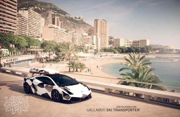 Nissan GT-R, Lamborghini Murci&eacute;lago и Lamborghini Gallardo, оборудвани за ски уикенд в планината