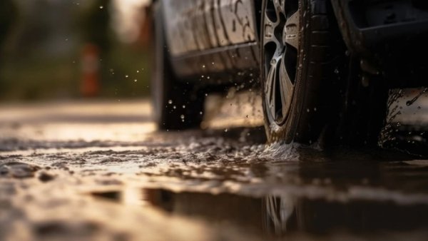 При порои или продължителен дъжд пътищата обикновено се покриват с големи локви. Те са сериозна опасност за шофьорите. Ако колата влезе в локва с висока скорост, гумите може да загубят сцепление и тя да стане неуправляема. Освен това под локвите може да са "скрити" дупки и дори големи ями. Това може да доведе до повреди. Дори колата да поддържа контакт с пътя, съществува риск от повреда на спирачната система. 

Например, шофьорът вижда опасността в последния момент и се опитва да спре внезапно. Тогава се студената вода влиза в контакт с прегряти механизми, което може да доведе до деформация на дисковете. Затова е най-добре по покрити с локви пътища да се кара внимателно и възможно най-бавно.