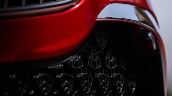 Не е известно дали в Mercedes смятат, че колкото повече лога украсяват колата, толкова по-ексклузивна е тя, но серията SL 680 Monogram има много такива детайли, при това на различи места. В допълнение към капака за съхранявания покрив, логата на Maybach се намират по целия преден капак, в задните светлини и дори оформят мрежестата шарка на решетките за предните всмукателни отвори. 

За предния капак дизайнерите са използвали нов процес на боядисване, който прави възможно нанасянето на персонализирани шарки директно върху каросерията без никаква мъгла, което позволява невероятна прецизност. Той използва специална печатаща глава, вдъхновена от мастиленоструйните принтери, която разполага с повече от 1000 дюзи, всяка от които може да се управлява поотделно. Те могат да нанасят капки боя с микроскопичен размер от 20 до 50 микрона (около ширината на човешки косъм) със скорост над 1000 капки в секунда.
