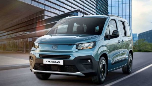 31. Volkswagen Golf - 198 (-24%)
32. Toyota RAV4 - 190 (-37%)
33. Renault Kangoo - 185 (-20%)
34. Skoda Superb - 178 (12%)
35. Toyota Hilux - 177 (261%)
36. Peugeot 3008 - 170 (-15%)
37. Fiat Doblo - 169 (445%)
38. Volkswagen Taigo - 164 (18%)
39. Mercedes GLC - 157 (29%)
40. Renault Master - 156 (-9%)

НА СНИМКАТА: Новият Fiat Doblo отчита 445% ръст на годишна база
