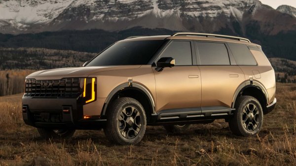 Има много страхотни нюанси на кафявото, но края на 80-те и началото на 70-те години съсипа всяка привлекателност, която цветът имаше. За щастие, през последните няколко години имаше възраждане на кафявото. Когато се прави правилно, това е чудесен цвят за автомобил. Пример за това - Kia Telluride 2027 и наличната му опция за боядисване Terrain Brown.

Когато слънцето удари това специфично кафяво точно, превозното средство придобива влажен пясъчен тон. Но тъй като светлината избледнява, оставате с почти кална естетика. 
