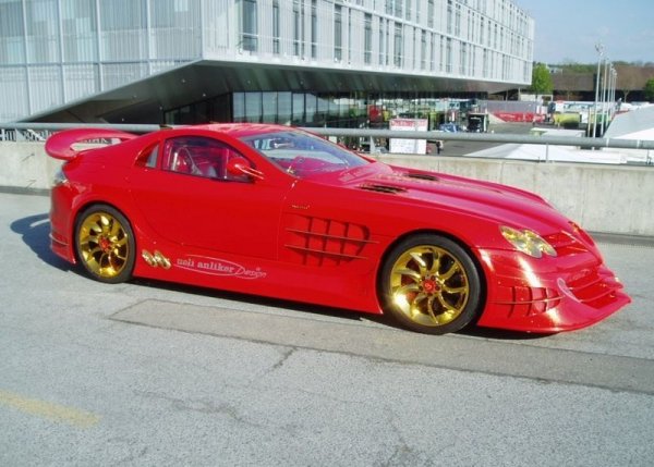 Mercedes-Benz SLR McLaren Red Gold Dream 