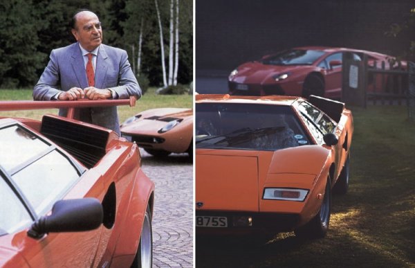 Countach, друг от легендарните модели на компанията, е кръстен всъщност на една диалектна ругатня. Името е дадено от Нучо Бертоне (на снимката), шефа на едноименното дизайнерско студио, който, щом видял първия проект за прототипа, възкликнал "кунташ!" - възклицание, което на неговия пиемонтски говор обикновено се използва за особено атрактивна жена. Автор на проекта бил самият Марчело Гандини. 
