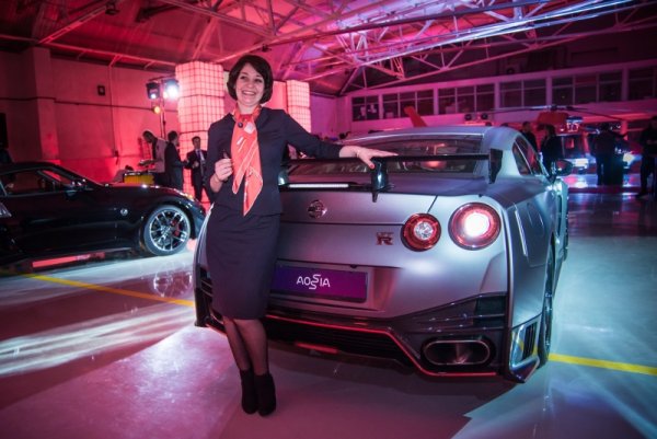 Три Nismo модела при премиерата им в България - Nissan GT-R Nismo, Nissan Juke Nismo RS и Nissan 370Z Nismo.  