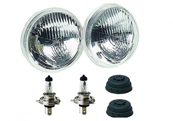 Един от най-големите минуси на класическите автомобили са твърде слабите им светлини. Разбира се, в наши дни спокойно можете да ги замените и със светодиодни - но качествените са скъпи, а евтините изглеждат отвратително. Вместо това можете просто да подмените крушките с модерни халогени от реномирания производител Hella. Цената на целия комплект е около 60 евро. 
