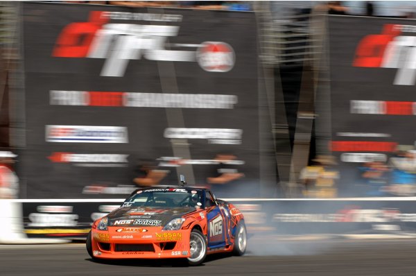 Formula Drift 2008. Писта Irwindale, САЩ Калифорния