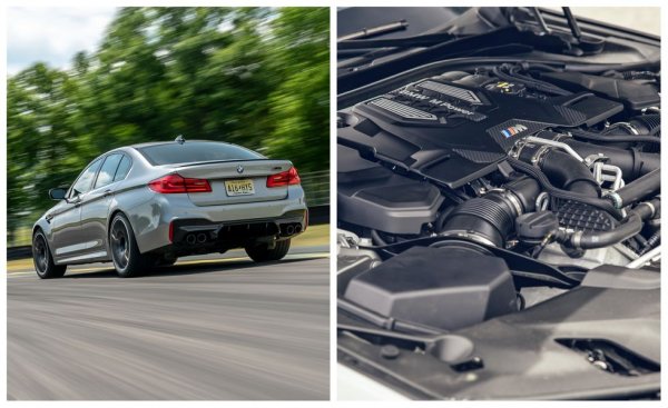 Къде: в множество модели на BMW, например M5 и X5M
Най-големият V8 с туин турбо в списъка, макар и не най-мощният. Този изцяло алуминиев агрегат е на разположение от 2009 година насам и задвижва огромен брой модели на баварците, включително M550i и 750i (във варианта N63) и чудовища като M5, M8 и X5 M (във варианта S63, здравата доработен от М-поделението на BMW). В наши дни мощността му върви от 530 до 625 коня, като в М-моделите с пакета Competition максималният въртящ момент достига до 750 Нютонметра. В теста на C&D едно M5 Competition се изстреля от 0 до 96 км/ч за едва 2.6 секунди - доста по-бързо от официалните данни на BMW. 
