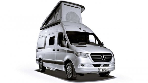 В същата категория като Renault Master (Font Vend&ocirc;me MasterVan Duo), е къщата на колела върху платформата на Mercedes-Benz Sprinter, създаден от компанията Hymer. Двата микробуса имат сходно тегло и размери, както и мощността на базовите версии - около 140 коня. В арсенала на просторния и висок Hymer Grand Canyon S има две двойни легла, което ви позволява да отидете четирима на екскурзия. Цената е много по-висока от тази на френския ван - 62 хиляди евро. Дали обаче такава дреболия може да спре истинските фенове?