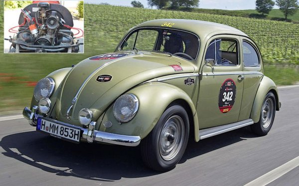 The Type 1 е използван през целия жизнен цикъл на Volkswagen Beetle &ndash; от 1938 до 2003 година и един от двигателите с най-дълъг живот на света. Освен в &bdquo;Костенурката&rdquo;, агрегатът се поставя на лекотоварните машини Type 2, седана Type 3, спортната машина Karmann Ghia и множество леки самолети.

В различните модели, обемът варира от 985 до 1600 куб. см. По-голям дериват, с обем от 1,7 до 2 литра, се използва във Volkswagen 411 и 412, както и в Porsche 914.