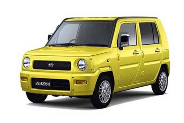 Вероятно никога няма да научим какво са имали предвид японските продуктови мениджъри, като са нарекли това малко градско автомобилче Naked - "голо". Единствената утеха е, че колата е предназначена само за Далечния изток и никога не се е изнасяла в англоезични страни. 
