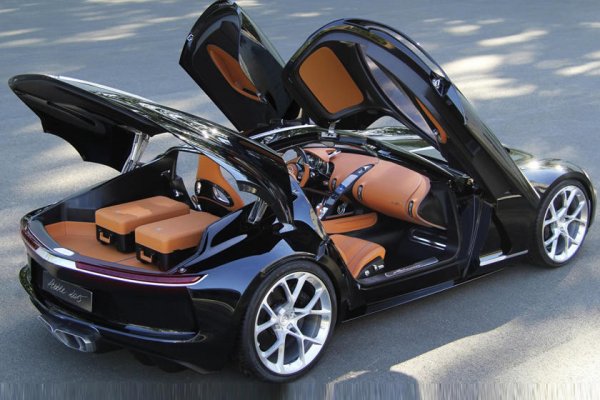 Разработването на дизайна на автомобила отне година и половина. Bugatti Atlantic трябваше да получи V8 двигател, съчетан с електрическо задвижване, взето назаем от Porsche Taycan. 