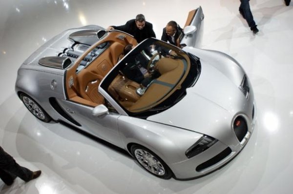 Bugatti Veyron Grand Sport / Автомобилен салон Париж 2008