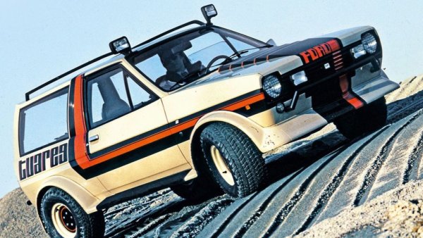 Днес свързваме това име с най-големия и луксозен Volkswagen на пазара. Но повече от четвърт век преди неговата поява, Ford имаше своя Tuareg - прототип на специална Fiesta, разработен съвместо с дизайнерите на Ghia в Торино. Целта бе да се създаде малък автомобил с големи офроуд възможности. Прототипът изглеждаше много обещаващо. Но Ford никога не се реши да го построи наистина.