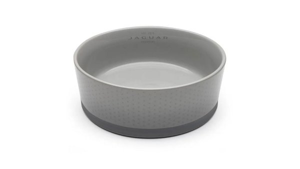 Британската компания, създала някои от най-красивите автомобили в историята, миналата година реши да спре "за известно време" производството на моторни превозни средства, но обеща да се завърне и извади като доказателство един незабравим розов прототип - в комплект с лозунги като "Не копирай никого!" и "Изтрий обикновеното!". Не е ясно как те се връзват с един толкова оригинален и необикновен продукт, като купа за кучешка храна. 
