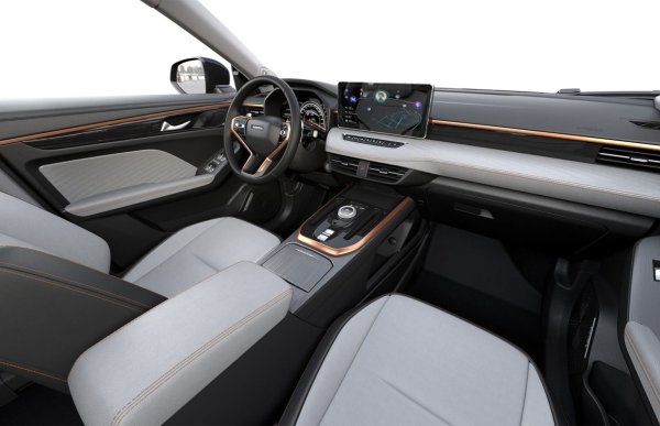 Jolion HEV е китайският отговор на Toyota Corolla Cross. Има страхотен дизайн, модерни асистенти на водача и много меко, но контролирано окачване. Интериорът е не само красив, но и просторен, дори за пътници на втория ред.