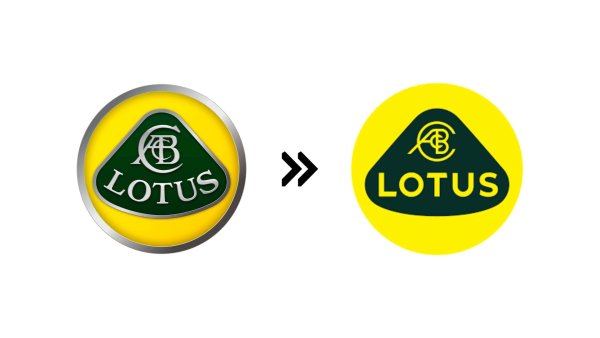 Актуализираното лого на Lotus означава новото начало на марката. Но външният вид не се отклонява далеч от историята на автомобилния производител, като прави това, което много други марки са направили &ndash; изглаждане и опростяване на предишните скосени ръбове. Надписът Lotus също е изправен за по-изчистен вид.