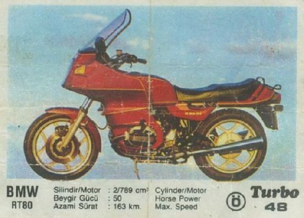 Пълна серия от 100 картинки "Turbo".