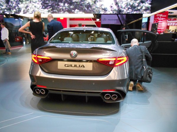 Alfa Romeo Giulia Quadrifoglio на салон Франкфурт 2015