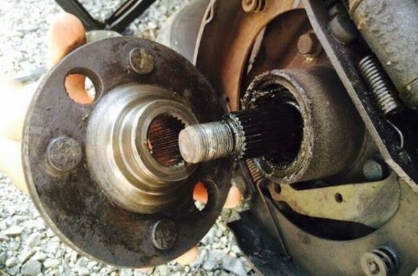 Повредите на лагерите са една от най-честите причини за намаляване на ефективността на превозното средство. Счупеният лагер рязко увеличава триенето в главината на колелото, като това може да се чуе. Когато автомобилът се движи, шумът се увеличава, а при забавяне на скоростта интензивността на звука намалява.