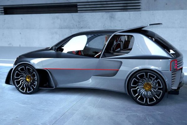 Проект на дизайнера за собственото му студио, разглеждащ възраждането на легендарния рали автомобил от 80-те със съвременни технологии. 