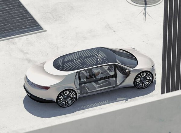 Визия как биха изглеждали бъдещите модели на Saab, ако шведската марка още съществуваше. Вратите се отварят вертикално по невиждан до момента начин. 