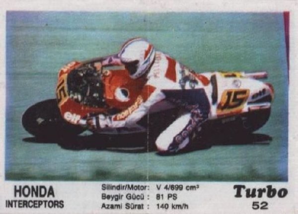 Пълна серия от 100 картинки "Turbo".
