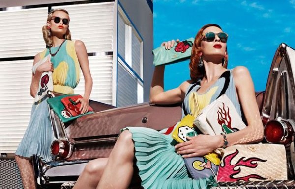 Колекцията пролет-лято 2012 на Prada е вдъхновена от автомобилите 