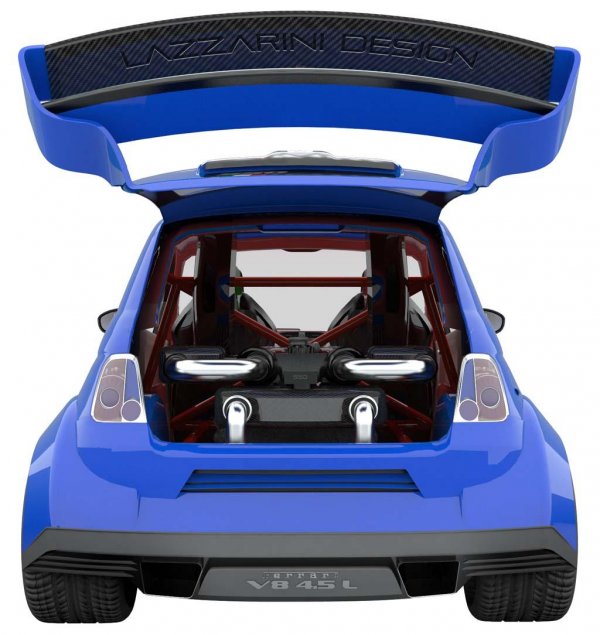 Lazzarini Design 550 Italia - Fiat 500 с двигател Ferrari
